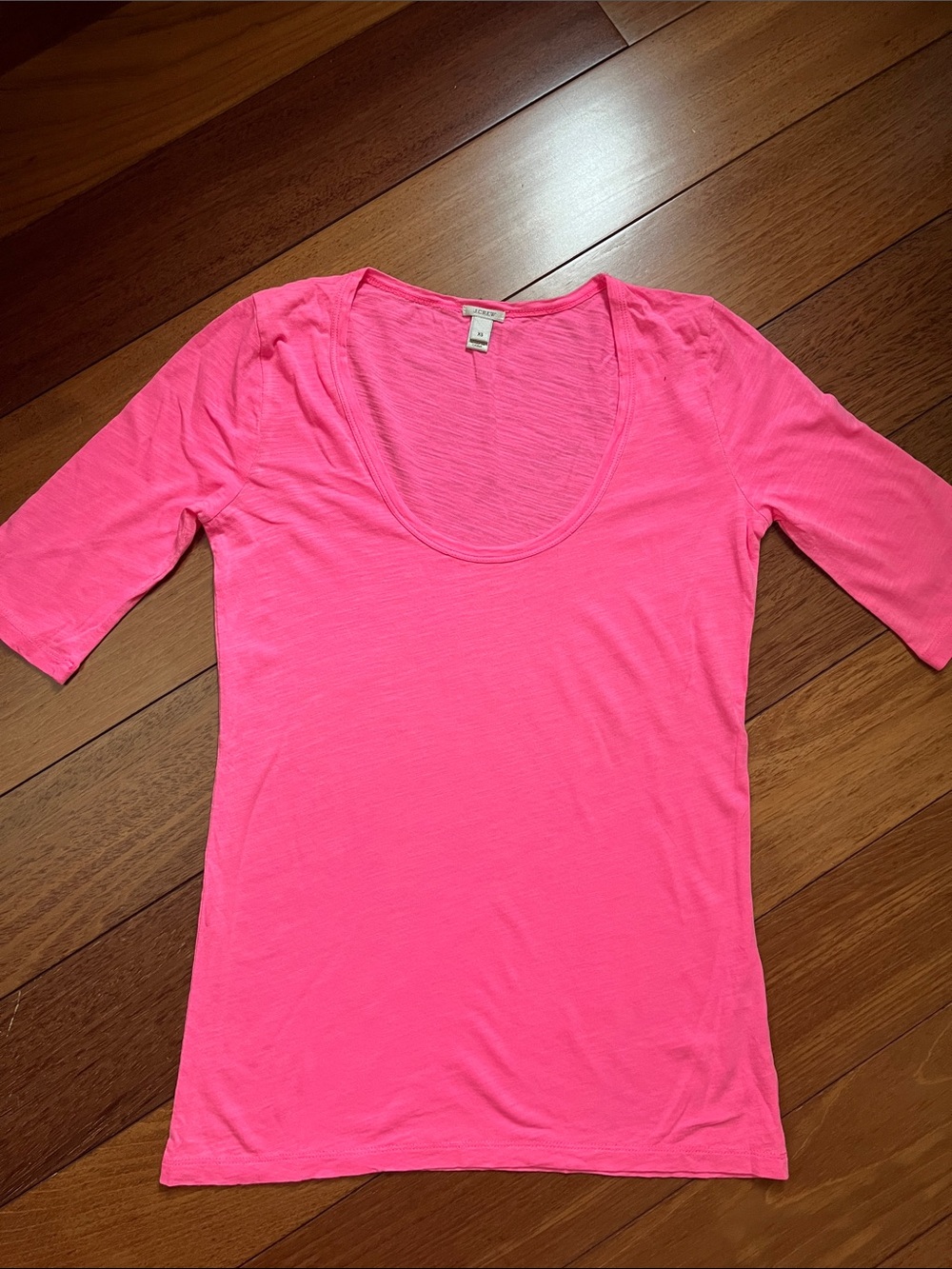 NWOT J.Crew Neon Half Sleeve Tee